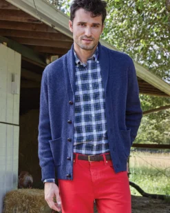 Button-Down Sport Shirt In Dress Gordon Tartan Poplin -ULLA JOHNSON SHOP M HOLIDAY 23 CATALOG PDP 23 ec654d01 7e11 41f6 b524 1d0a99b149e0