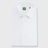 French-Cuff Spread Collar Dress Shirt In White Roxford