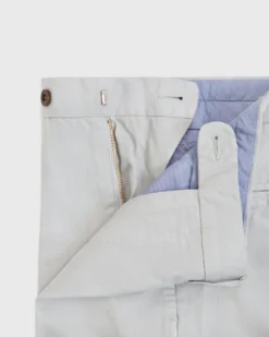 Garment-Dyed Sport Trouser In Fog Lightweight Twill -ULLA JOHNSON SHOP S31757 3