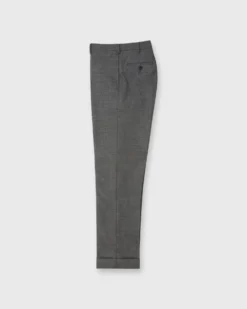 Dress Trouser In Mid-Grey High-Twist