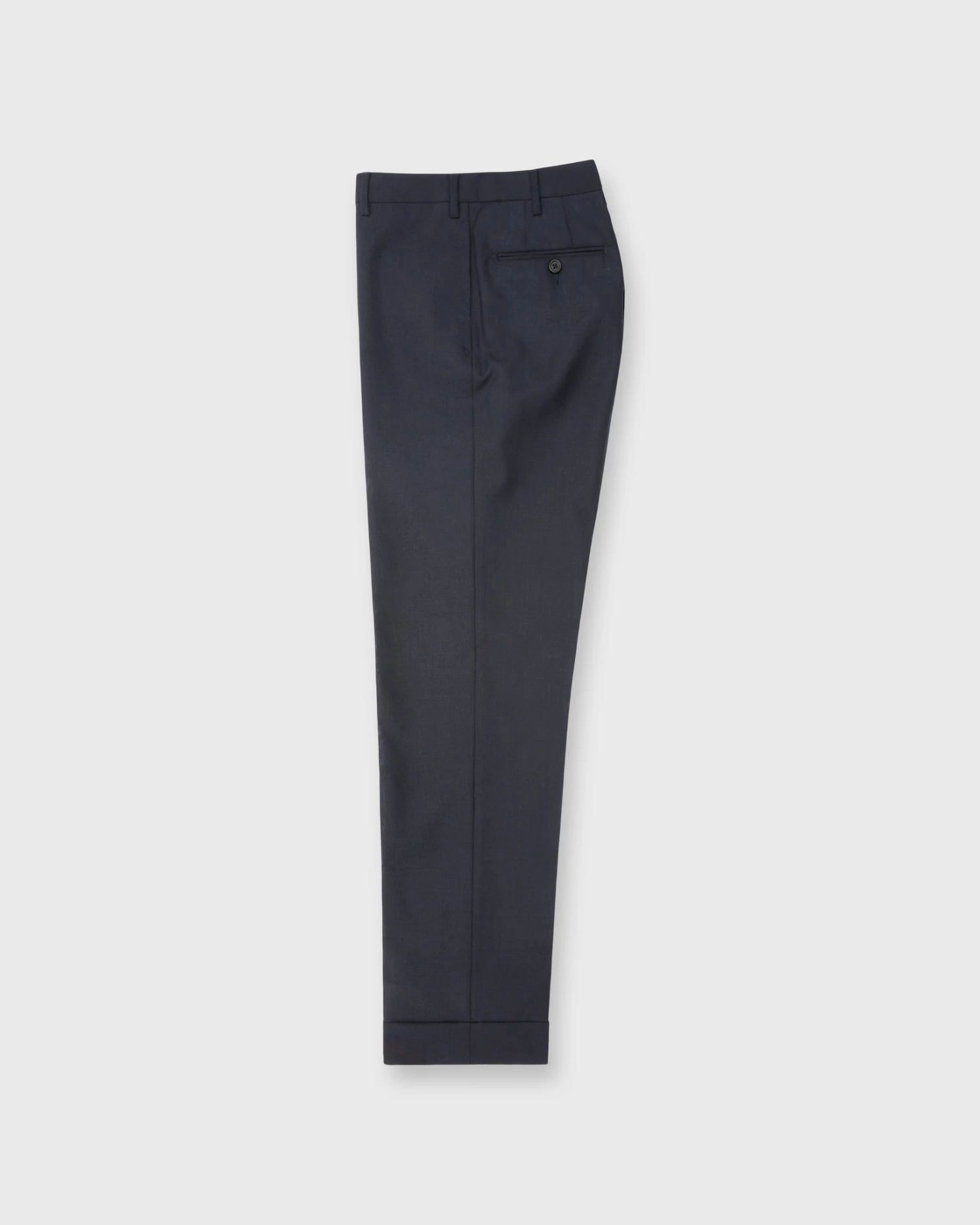 Dress Trouser In Navy High-Twist 1 Dress Trouser In Navy High-Twist