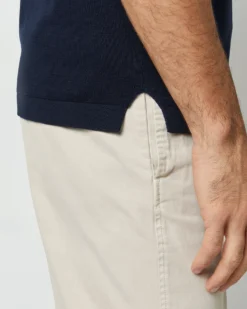 Rally Polo Sweater In Navy Cotton 16 Rally Polo Sweater In Navy Cotton -ULLA JOHNSON SHOP S39890 5932