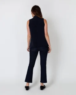 Sleeveless Tie-Neck Blouse In Navy Silk Crepe De Chine -ULLA JOHNSON SHOP S40774 4 10680652 270d 42c7 ab8d 36b49082772f