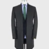 Kincaid No. 3 Topcoat In Charcoal Wool Flannel