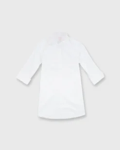 Designer Tunic In White Roxford