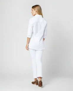 Designer Tunic In White Roxford -ULLA JOHNSON SHOP S4669 303