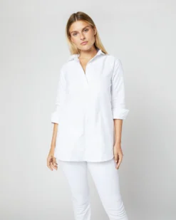 Designer Tunic In White Roxford -ULLA JOHNSON SHOP S4669 342