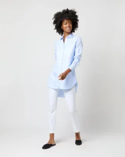 Director Shirt In Sky Blue Roxford -ULLA JOHNSON SHOP S4677 3138
