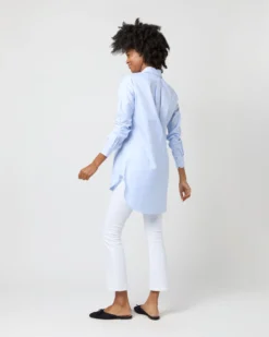Director Shirt In Sky Blue Roxford -ULLA JOHNSON SHOP S4677 3145