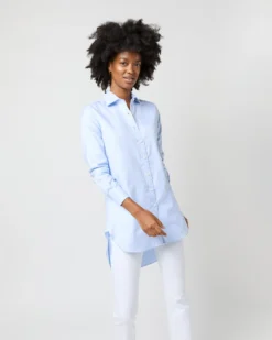 Director Shirt In Sky Blue Roxford -ULLA JOHNSON SHOP S4677 3171