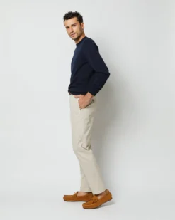 Crewneck Sweater In Navy Cotton -ULLA JOHNSON SHOP S48620 5687