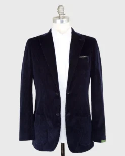 Garment-Dyed Kincaid No. 1 Jacket In Navy Washed Corduroy -ULLA JOHNSON SHOP S53093 1