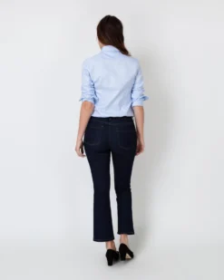 Icon Spread Shirt In Sky Blue Roxford -ULLA JOHNSON SHOP S5425 5