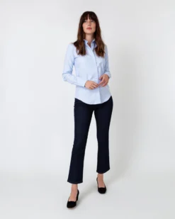 Icon Spread Shirt In Sky Blue Roxford -ULLA JOHNSON SHOP S5425 7