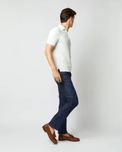 Rally Polo Sweater In Chalk Cotton -ULLA JOHNSON SHOP S55259 5585