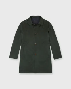 Peak Reversible Coat In Green/Navy