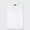 Button-Down Dress Shirt In White Oxford