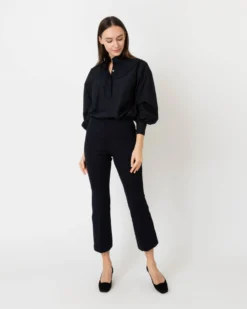 Anaya Popover Shirt In Black Poplin 13 Anaya Popover Shirt In Black Poplin -ULLA JOHNSON SHOP S59301 8