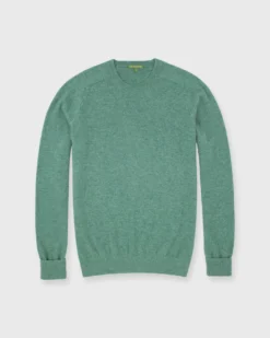 Classic Crewneck Sweater In Lovat Cashmere
