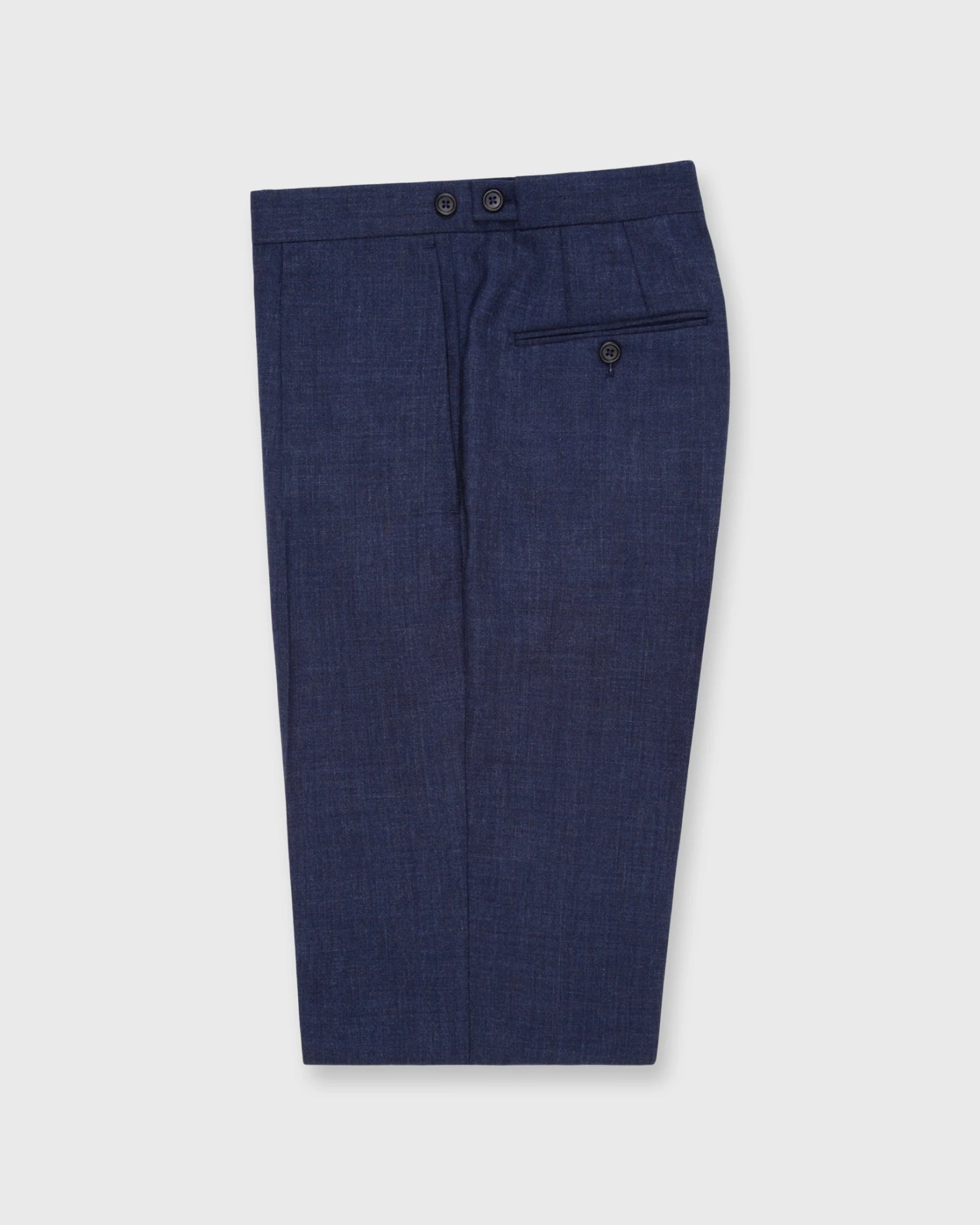 Pleated Dress Trouser In Air Force Blue High-Twist 2 Pleated Dress Trouser In Air Force Blue High-Twist - Image 2
