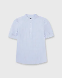 A.P.C. Ilna Blouse In Light Blue