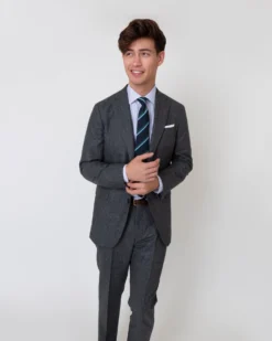 Kincaid No. 3 Jacket In Mid-Grey Flannel -ULLA JOHNSON SHOP S63740 1