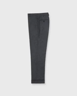 Dress Trouser In Mid-Grey Flannel