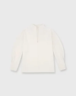 Violet Top In Bisque Bi-Stretch Tricotine