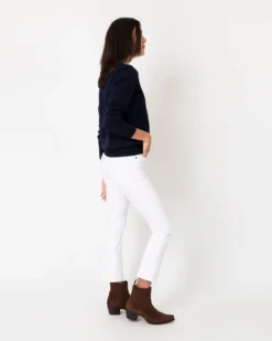 Cydney Boyfriend Cardigan In Navy Cashmere -ULLA JOHNSON SHOP S64948 3