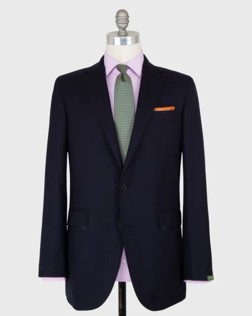 Kincaid No. 4 Jacket In Navy Escorial Wool Twill -ULLA JOHNSON SHOP S65645 2