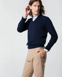 Side-Tab Dress Trouser In Camel Stretch Flannel -ULLA JOHNSON SHOP S65653