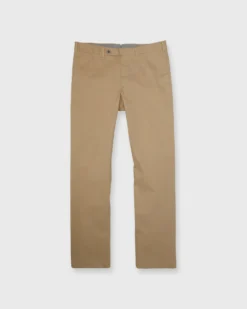 Garment-Dyed Sport Trouser In Khaki High Ridge Twill