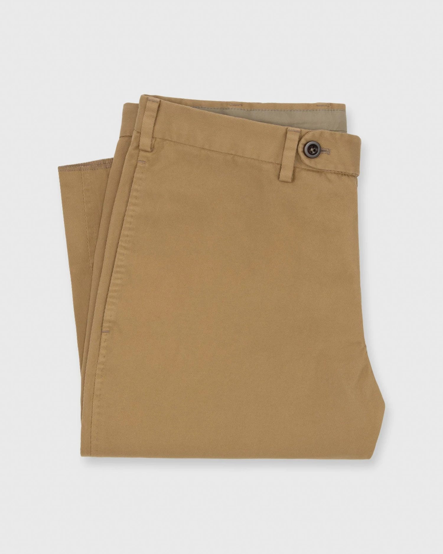 Garment-Dyed Sport Trouser In British Khaki High Ridge Twill 2 Garment-Dyed Sport Trouser In British Khaki High Ridge Twill - Image 2