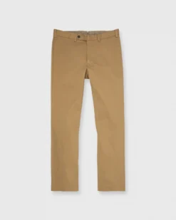 Garment-Dyed Sport Trouser In British Khaki High Ridge Twill