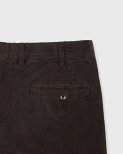 Garment-Dyed Sport Trouser In Chocolate Corduroy -ULLA JOHNSON SHOP S68081 3