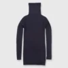 Superfine Funnel-Neck Sweater In Navy Cashmere