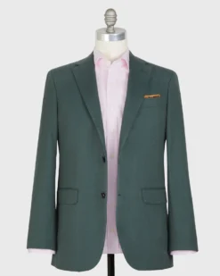 Virgil No. 2 Jacket In Spruce Monk's Cloth -ULLA JOHNSON SHOP S68708 3