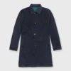 Peak Reversible Coat In Navy/Fir Green