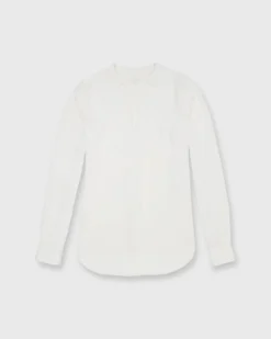 Nyala Blouse In Ivory Silk Crepe De Chine