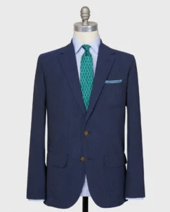 Ghost Blazer In Pacific Wool Hopsack