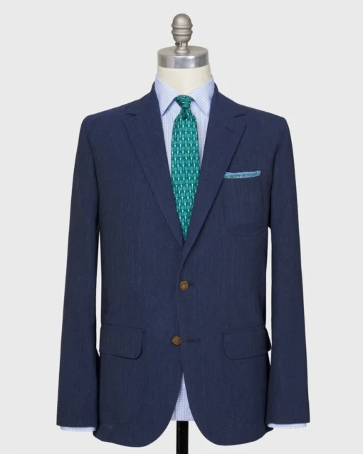 Ghost Blazer In Pacific Wool Hopsack -ULLA JOHNSON SHOP S70505 45