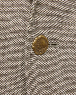 Ghost Blazer In Chocolate/Bone Wool Hopsack -ULLA JOHNSON SHOP S70512 126