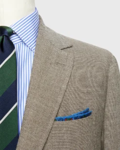 Ghost Blazer In Chocolate/Bone Wool Hopsack -ULLA JOHNSON SHOP S70512 26