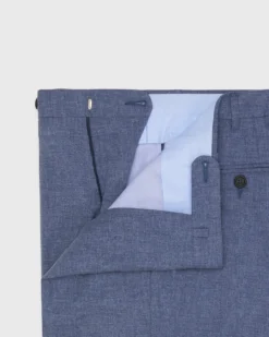 Dress Trouser In Blue Mix Plainweave -ULLA JOHNSON SHOP S70521 37