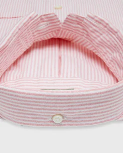 Button-Down Sport Shirt In Sriracha University Stripe Oxford -ULLA JOHNSON SHOP S70969 103