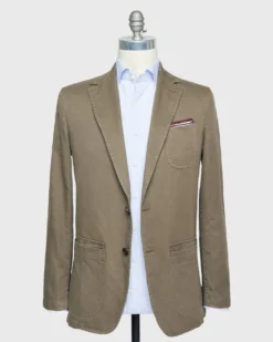 Butcher Jacket In Tobacco High Ridge Twill -ULLA JOHNSON SHOP S70987 9553