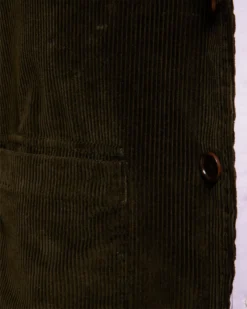 Butcher Jacket In Chocolate Corduroy -ULLA JOHNSON SHOP S70991 75