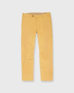 Garment-Dyed Sport Trouser In Golden Wheat Lightweight Twill
