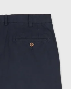 Garment-Dyed Sport Trouser In Navy Lightweight Twill -ULLA JOHNSON SHOP S71016 282