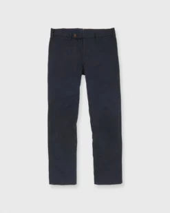 Garment-Dyed Sport Trouser In Navy Lightweight Twill